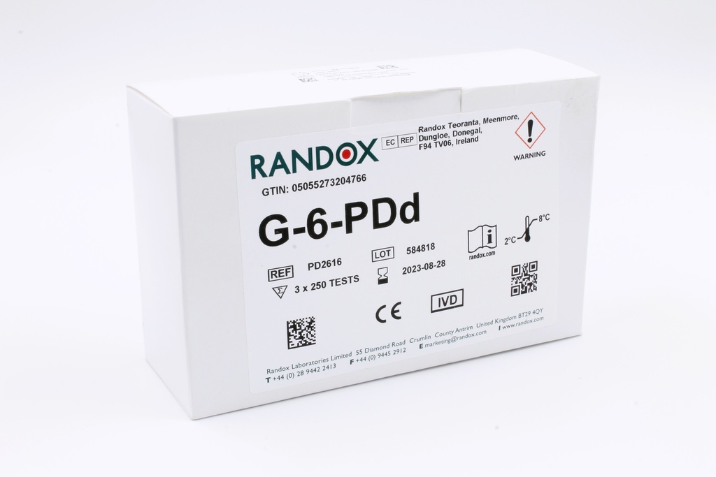 Reactivo para Glucosa-6-Fosfato Deshidrogenasa (G6PDH). Randox (UK) 