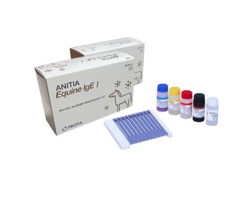 Anitia IgE Equino II. Prueba Para Detección de Alérgenos Equinos. Protia