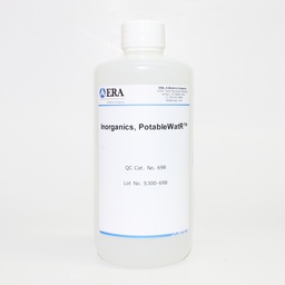 [ER 698CRM] Material de Referencia Certificado (CRM) para Inorgánicos Agua de Suministro. ERA (USA)  