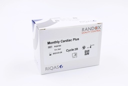 [RA RQ9190] Control de Calidad Externo (Ensayo de Aptitud) RIQAS Cardiaco Plus. 11 Mensurandos. Rep. 30. Randox (UK).