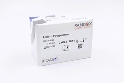 [RA RQ9129] Control de Calidad Externo (Ensayo de Aptitud) RIQAS Hemoglobina Glicosilada (HbA1c). Rep. 30. 2 Mensurandos.  Randox (UK).