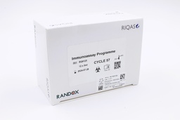 [RA RQ9125A] Control de Calidad Externo (Ensayo de Aptitud) RIQAS Inmunoensayo. 4 Mensurandos. Rep. 15. Randox (UK).