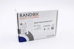 [RA RQ9114] Control de Calidad Externo (Ensayo de Aptitud) RIQAS Proteínas Específicas. 26 Mensurandos. Rep. 15. Randox (UK).