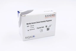 [RA RQ9128] Control de Calidad Externo (Ensayo de Aptitud) RIQAS Química Clínica. 56 Mensurandos. Rep. 30. Randox (UK).