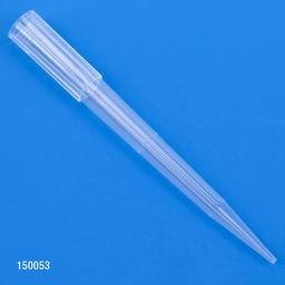[GB 150053] Puntas para Pipeta 100-1250 Ul, Certificada Universal, Graduada, Natural, Baja Retención, Largo Extendido 84 mm. Estéril. Globe Scientific (USA).