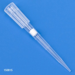 [GB 150815NE] Punta para Pipeta Con Filtro 1-100 ul, Universal, 54 mm. Graduada, Color Natural. Globe Scientific (USA).