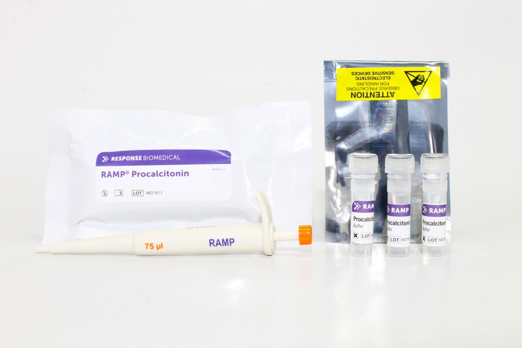 Kit Ramp® para Procalcitonina. Response Biomedical (Canada).