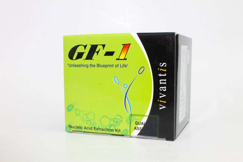 GF-1 Viral Nucleic Acid Extraction Kit. Proteinase K & Carrier RNA Included. Vivantis.