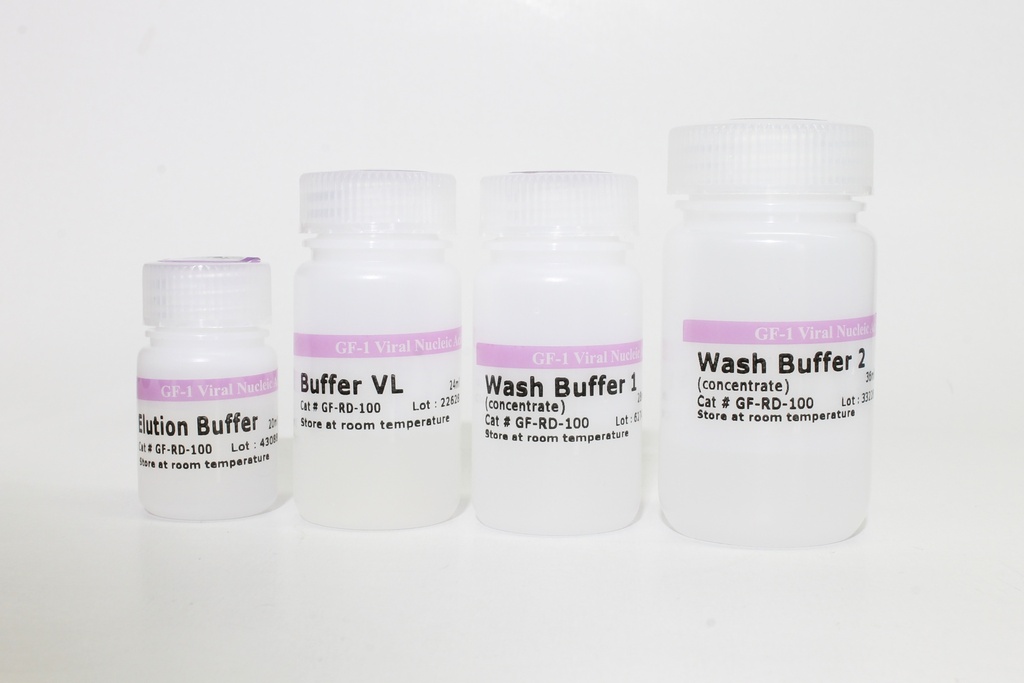 GF-1 Viral Nucleic Acid Extraction Kit. Proteinase K & Carrier RNA Included. Vivantis.