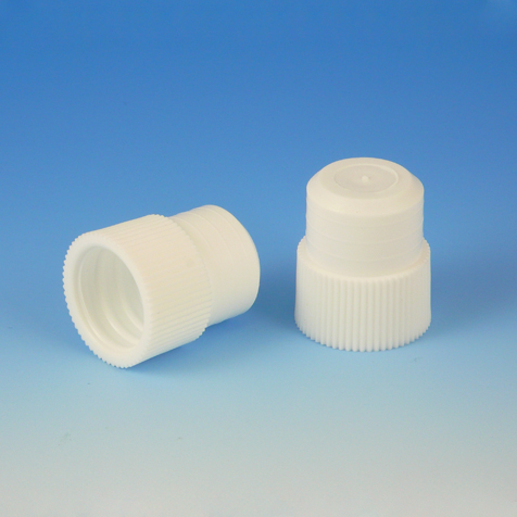 Tapon PP, Blanco para Tubos de 16 mm Globe Scientific (USA) Bolsa X 1000 Unidades