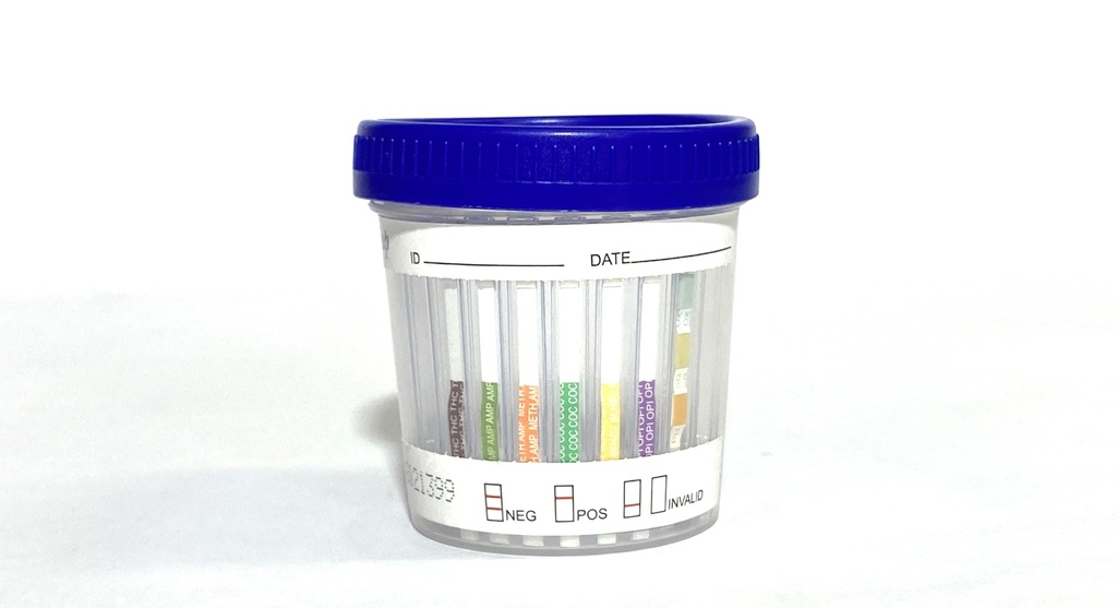 ECO II CUP One Step Drug Test (ECO CUP II Test para Drogas de un Paso). 10  en 1: COC, THC, AMP, MAMP, OPI, BAR, BZO, PCP, MTD, MDMA. WHPM (USA)