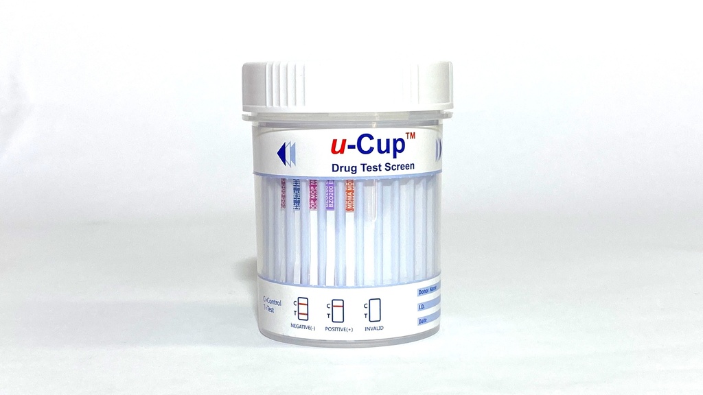 U–CUP Panel 10 Drogas de Abuso. AMP, BAR, BZO, COC, KET, THC, MET, MDMA, MOP (OPI), TCA. UCP (USA)