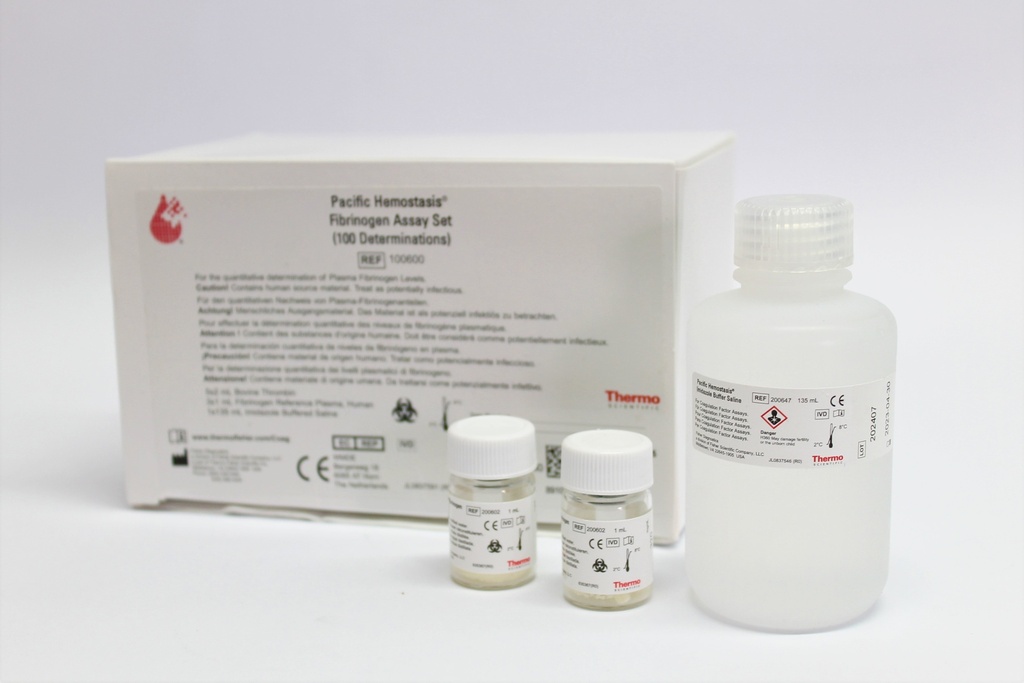 Reactivo Fibrinogeno. Pacific Hemostasis (USA)