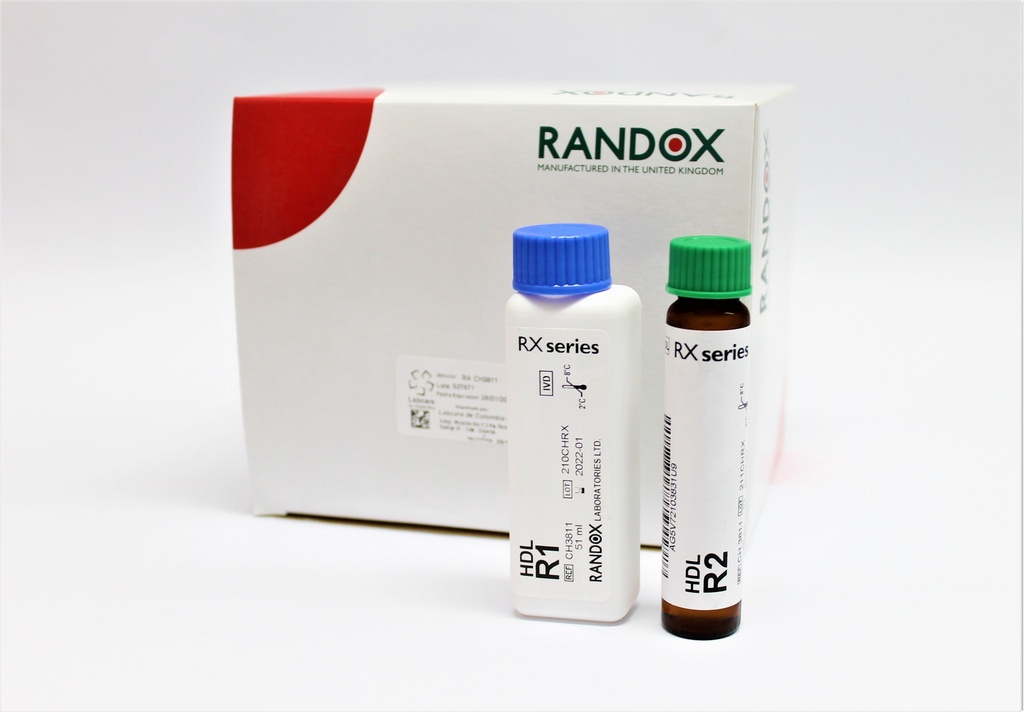 Reactivo para HDL-Colesterol Directo Rx (Clearence) Randox (UK).