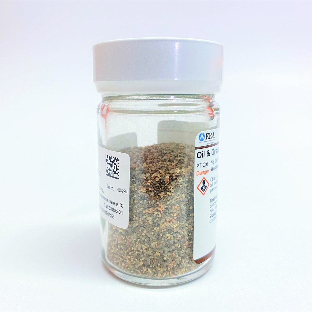 PT Suelo para Grasa y Aceite. Rango de Medición: 300-3000 mg/kg. ERA (USA).