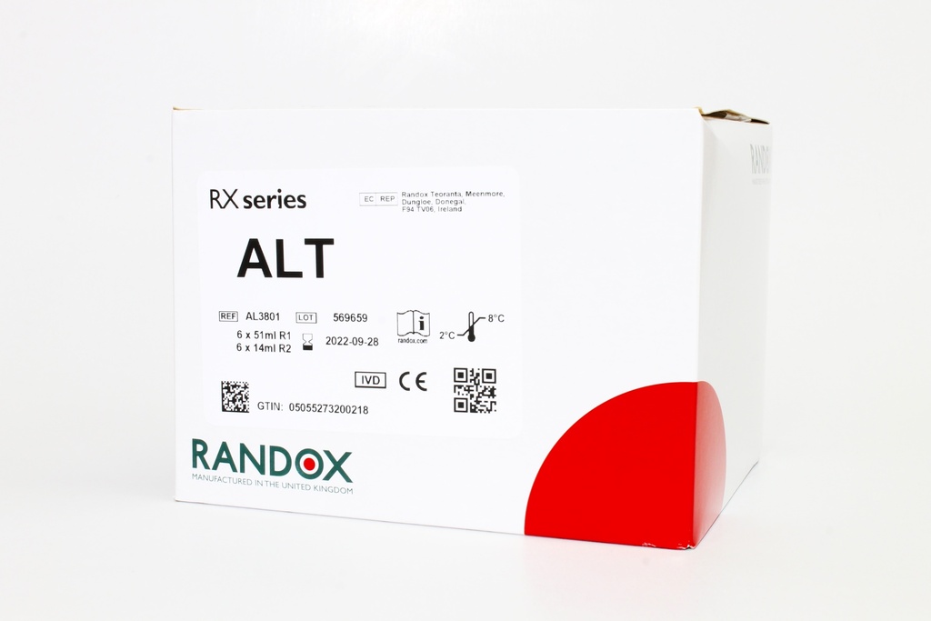 Reactivo para ALT Rx Imola IFCC. Randox (UK). | Labcare de Colombia S.A.S