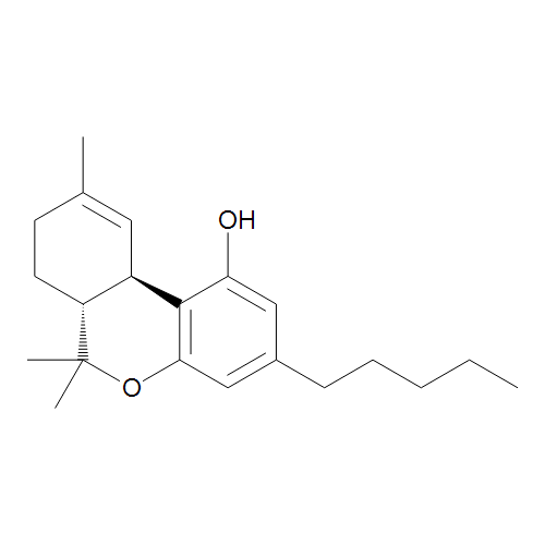 Material de Referencia Certificado (-)-Delta9-THC (Dronabinol) 0.1 mg/ml In Metanol 1.0 ml. LGC Standards (UK).