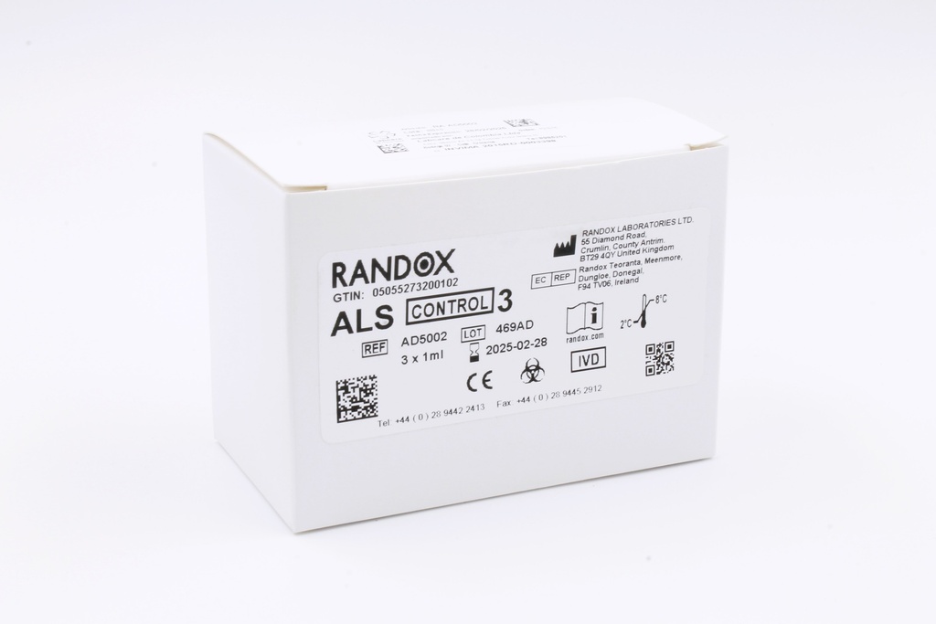 Control Aldolasa Nivel 3. Randox (UK).