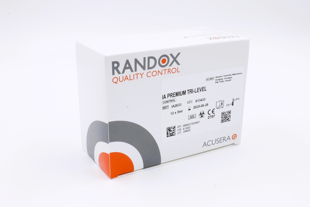 Control Inmunoensayo Trinivel. Randox. (UK).