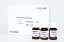 Control de Calidad Externo (Ensayo de Aptitud) RIQAS Química Clínica. 17 Mensurandos. Rep. 15. Randox (UK).