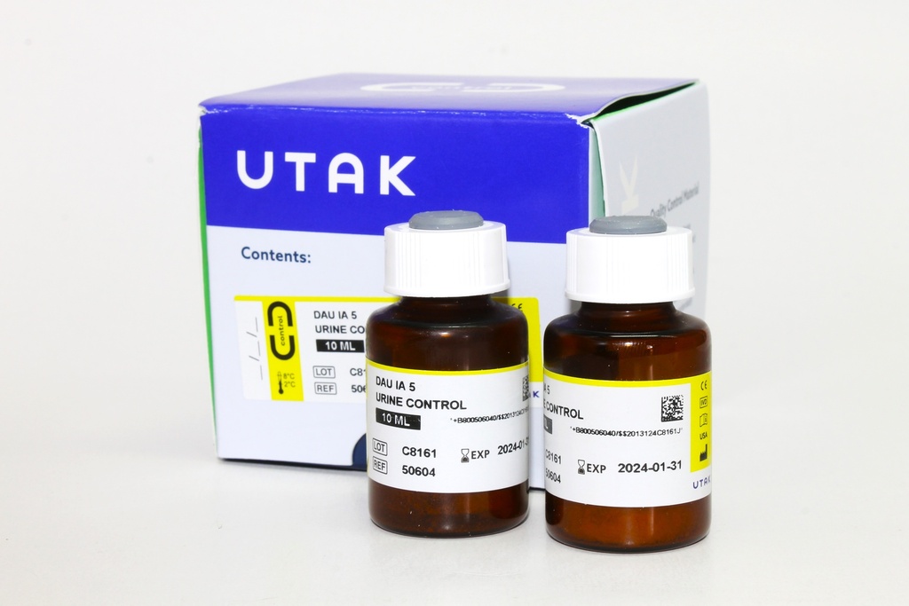 Control para Drogas de Abuso en Orina Dau IA 5 High Screen. UTAK (USA)