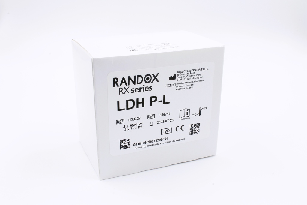 Reactivo LDH (Líquida Pyr -> Lac). Randox (UK).