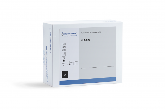 HLA-B27 Real-Time PCR Genotyping Kit. Pre-Aliquoted In Strips (8 Х 0,2). DNA Technology.