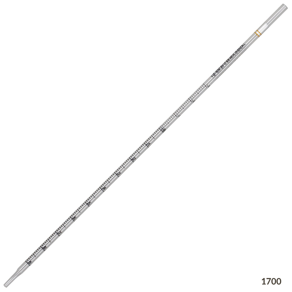 Pipeta Serológica PS, 1.0 ml, 275 mm. Empaque Individual. Estéril. Globe Scientific (USA).