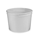 Recipiente para Muestras Con Tapa, 480 ml, PP, Color Blanco. Globe Scientific (USA).