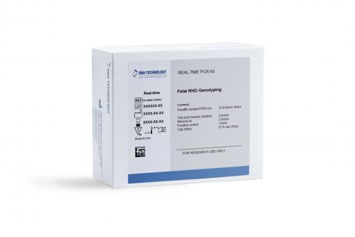 Fetal RHD Genotyping Real-Time PCR Detection Kit . Pre-Aliquoted In 0.2 ml Tubes. DNA Technology.