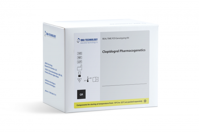 CLOPIDOGREL Pharmacogenetics (4 SNPs) PCR Detection Kit. Not Pre-aliquoted. DNA Technology.