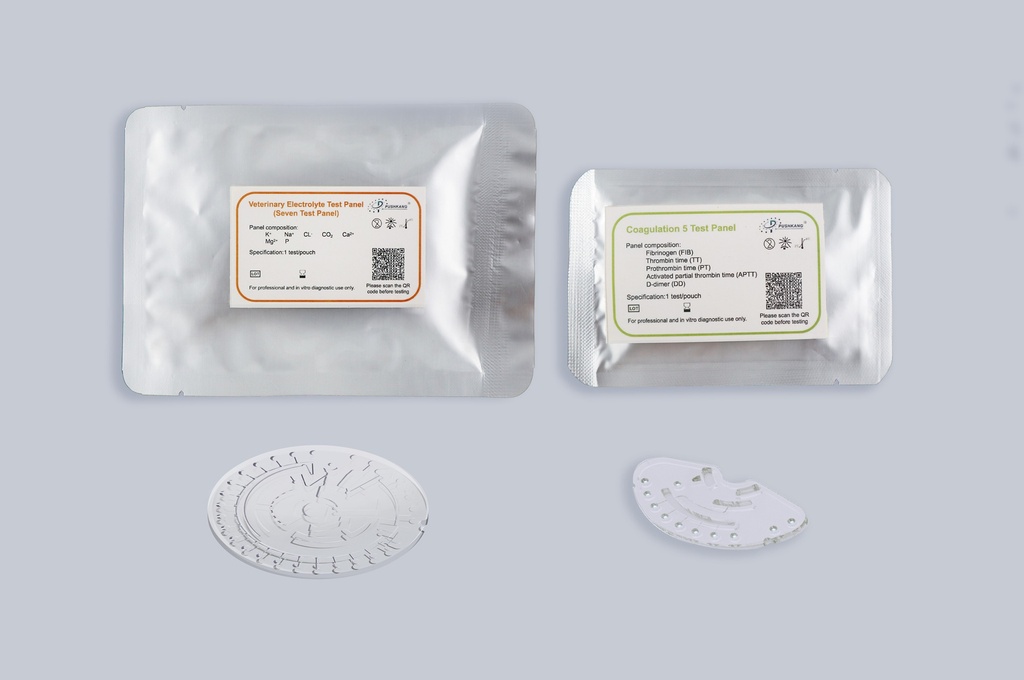 Panel Electrolitos Vet. MSC100V. Cl-, Mg, K+, Ca, Na+, CO2, P. Pushkang 