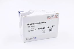 [RA RQ9190] Control de Calidad Externo RIQAS Cardiaco Plus. Rep. 30. Randox (UK).