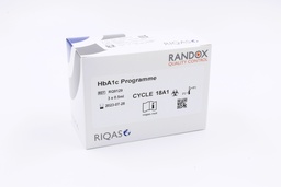 [RA RQ9129] Control de Calidad Externo RIQAS HbA1c. 1 Mensurando. Rep. 30. Randox (UK).