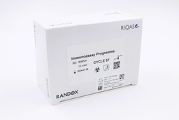 [RA RQ9125A] Control de Calidad Externo RIQAS Inmunoensayo. 4 Mensurandos. Rep. 15. Randox (UK).