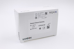 [RA RQ9112A] Control de Calidad Externo RIQAS Quimica Clinica. 10 Mensurandos. Rep. 15. Randox (UK).