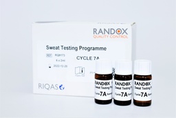 [RA RQ9173] Control de Calidad Externo RIQAS Test de Sudor. 2 Mensurandos. Rep. 30. Randox (UK).