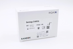 [RA RQ9152] Control de Calidad Externo RIQAS Serología ToRCH. Rep. 30. Randox (UK).