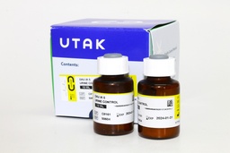 [UT 50604] Control para Drogas de Abuso en Orina Dau IA 5 High Screen. UTAK (USA)