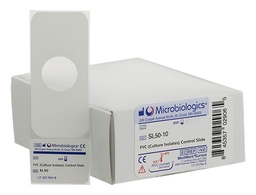 [MB SL50-10] Lámina QC Coloración Azul Lactofenol (Candida albicans). Microbiologics (USA) 