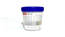 [WH ECOII-3104] ECO II CUP One Step Drug Test (ECO CUP II Test para Drogas de un Paso). 10 en 1: COC, THC, AMP, MAMP, OPI, BAR, BZO, PCP, MTD, MDMA. WHPM (USA)