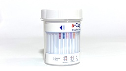 [UC 2050045300] U–CUP 10 Panel Drug Test (AMP 1000 ng/ml. BAR 300 ng/ml. BZO-200 ng/ml. COC 300 ng/ml. KET(Ketamina) 300 ng/ml. THC 50 Ng/ml. MET 1000 ng/ml. MDMA 500 ng/ml. MOP (OPI) 300 ng/ml. TCA 1000 ng/ml. UCP (USA).
