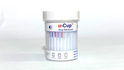 [UC 2050045400] U–CUP 5 Panel Drug Test (BZO-200ng/ml /COC-300 ng/ml /THC-50 ng/ml/ MDMA-500 ng/ml/ MOP/OPI 300 ng/ml). UCP (USA)