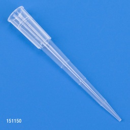 [GB 151150RS-96] Punta para Pipeta Automática 1-200 ul - Natural- en Gradilla de 96.  Globe Scientific (USA).