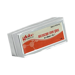 [GB 1419-10] Lámina Cubre Objeto 24 * 60 mm. Globe Scientific (USA).